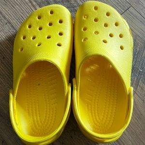 Yellow Kid Crocs